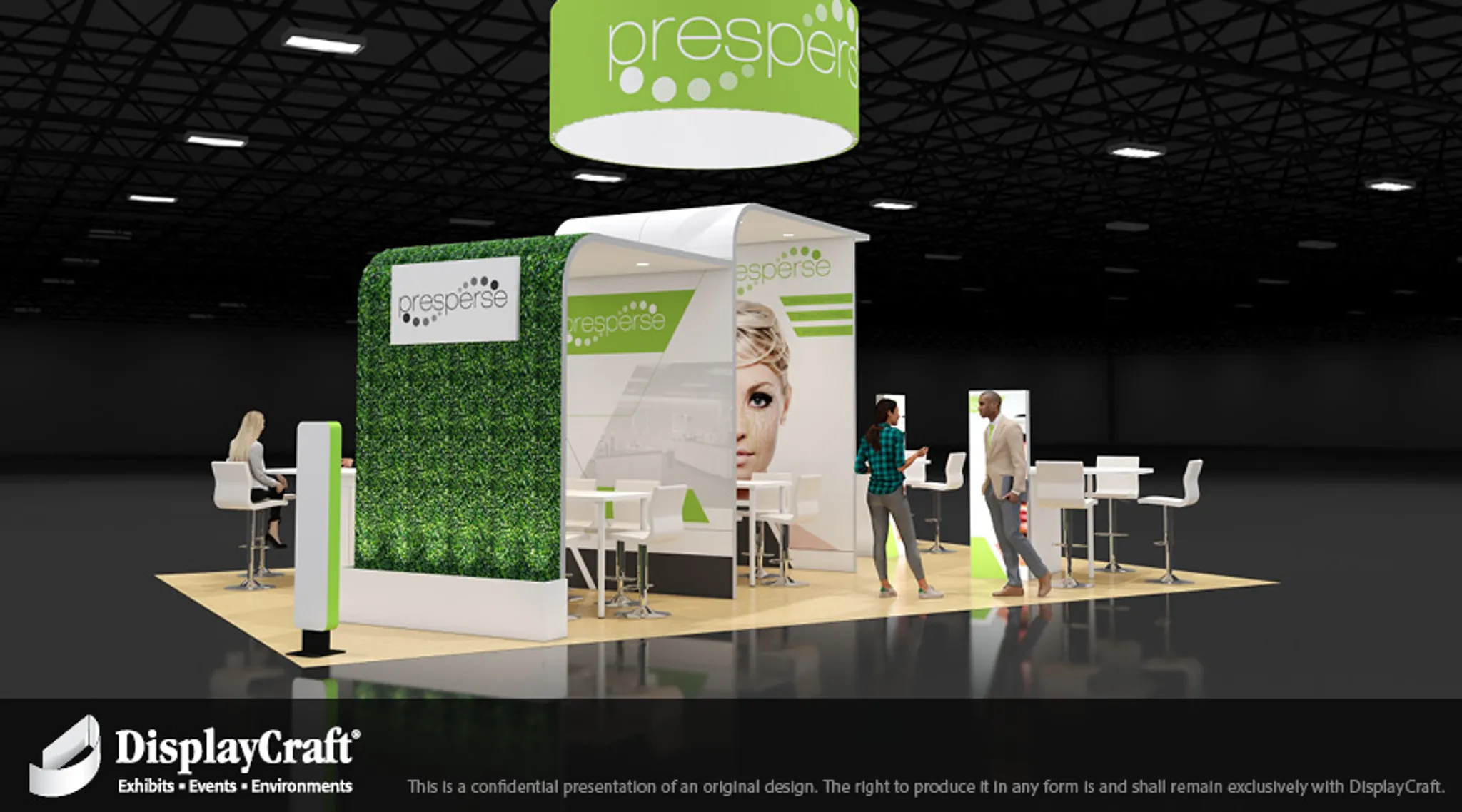 20x30 Île booth design by DisplayCraft